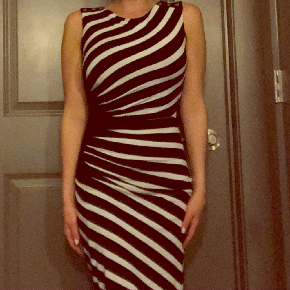 Black and white dress